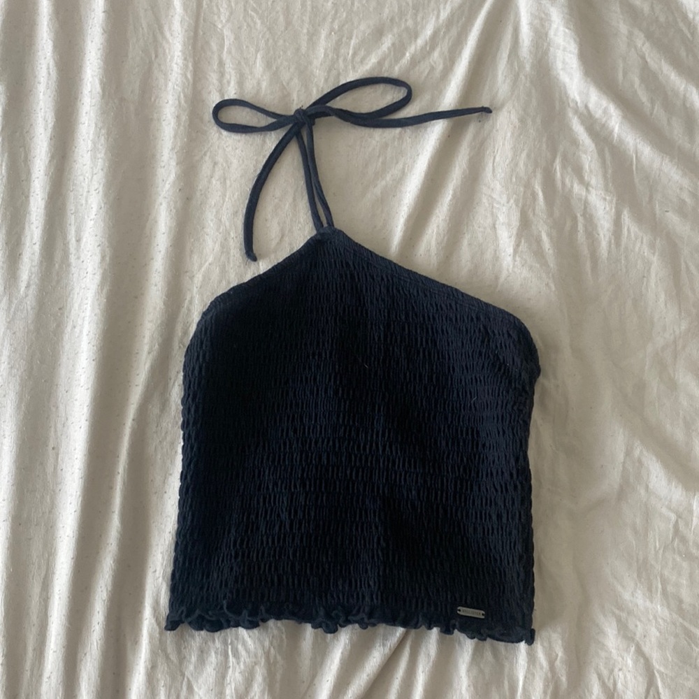 Hollister ribbed halter top